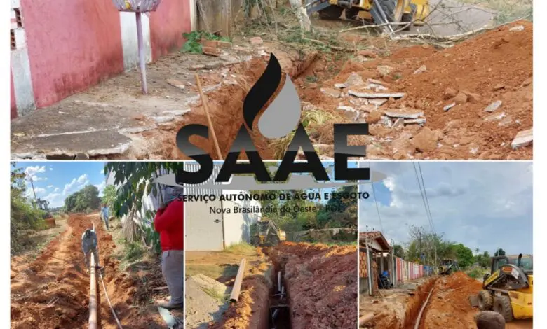 Nova Brasilândia: SAAE Avança com Investimentos em Infraestrutura de Água e Esgoto